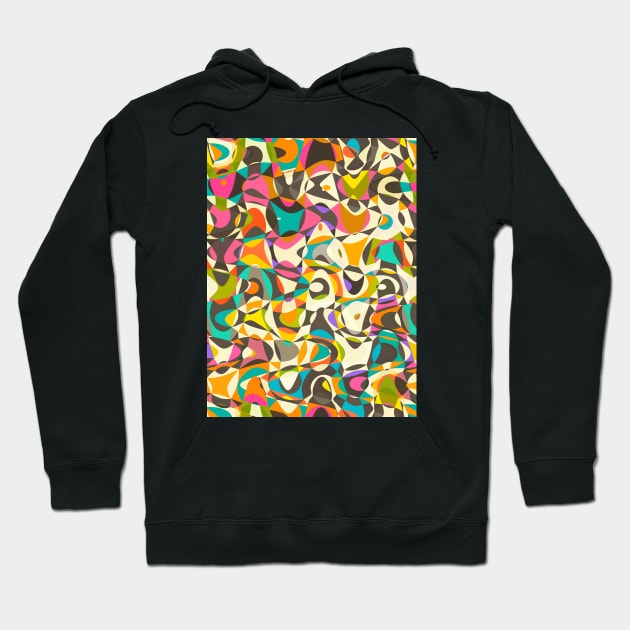 Mod Tumble Hoodie by Beth Thompson Art